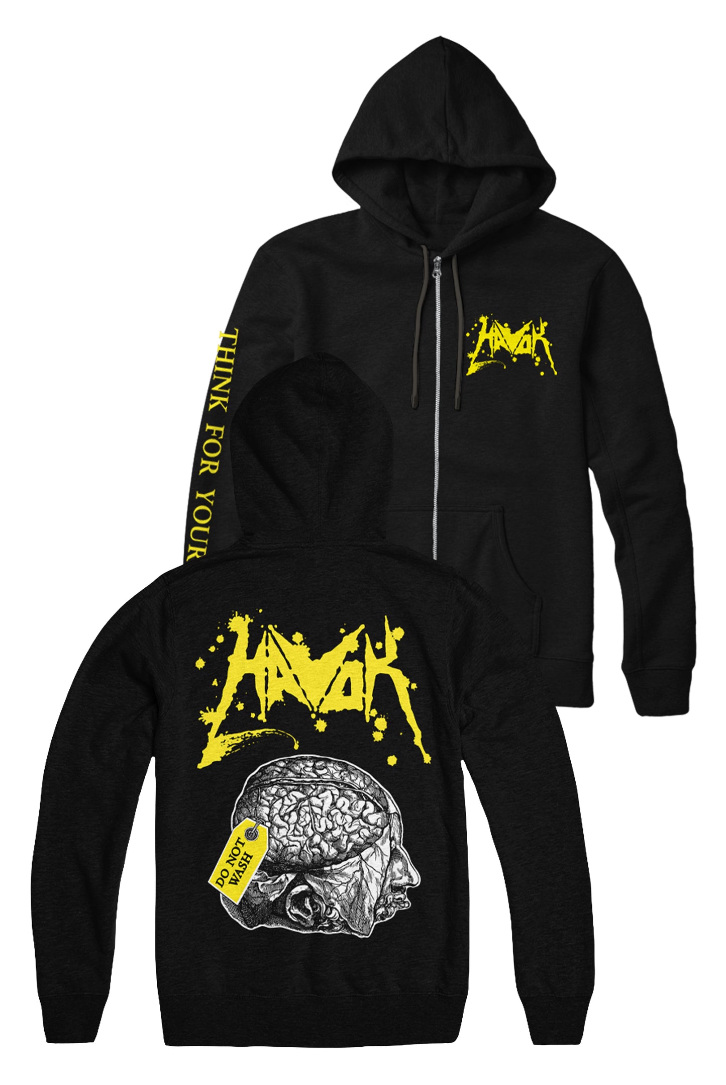 Do Not Wash Zip Up Hoodie