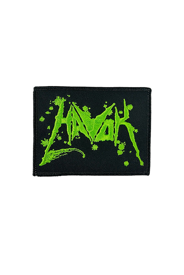 Green Splatter Havok Logo Patch