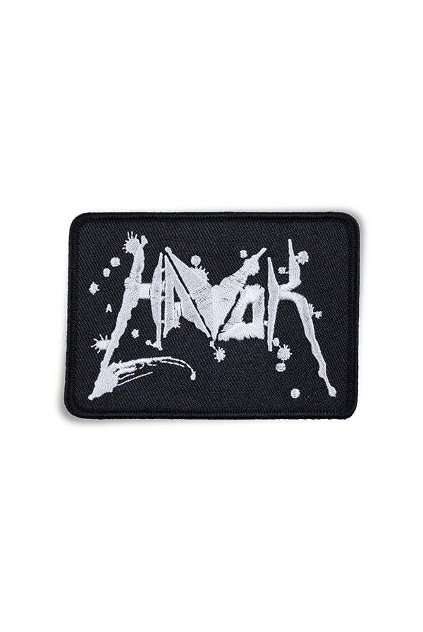 White Splatter Havok Logo Patch