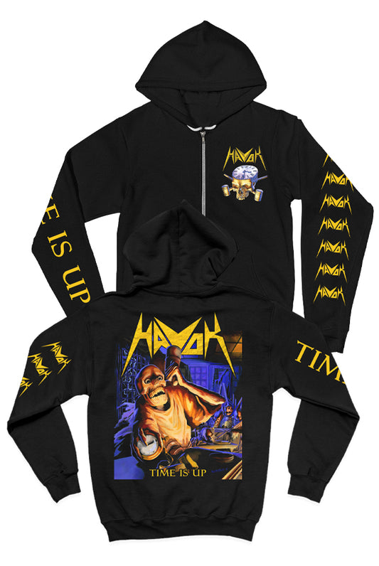 Time Is Up 10th Anniversary Zip Up